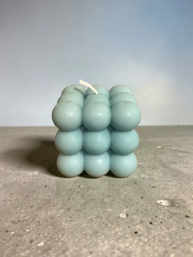 Boblelys - blå