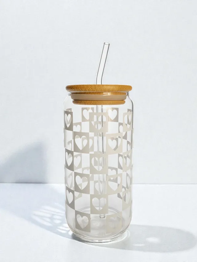 Hjerte glass