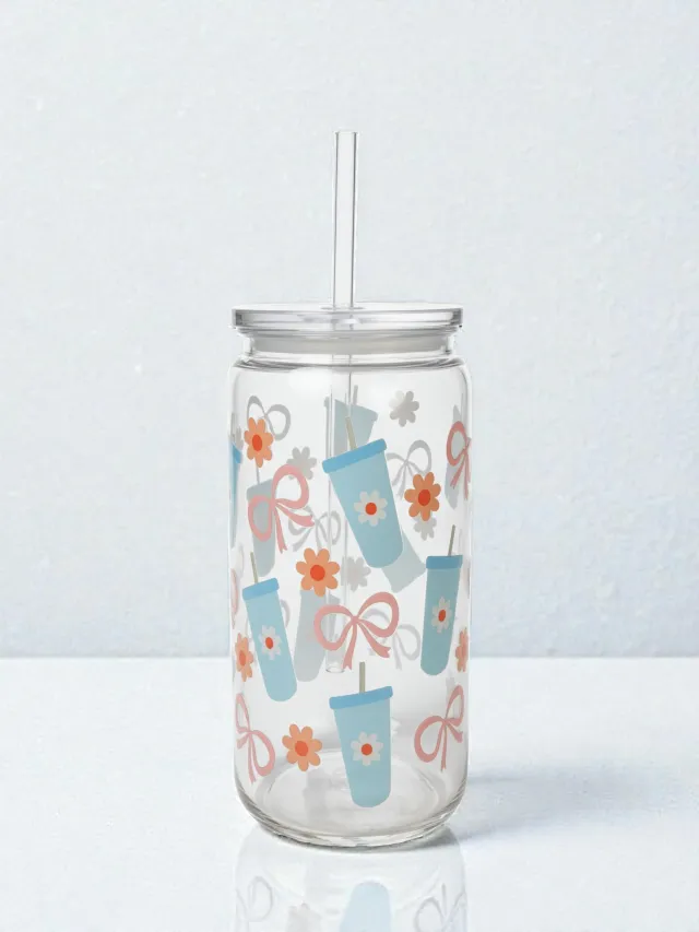 Hardplast glass sommer motiv