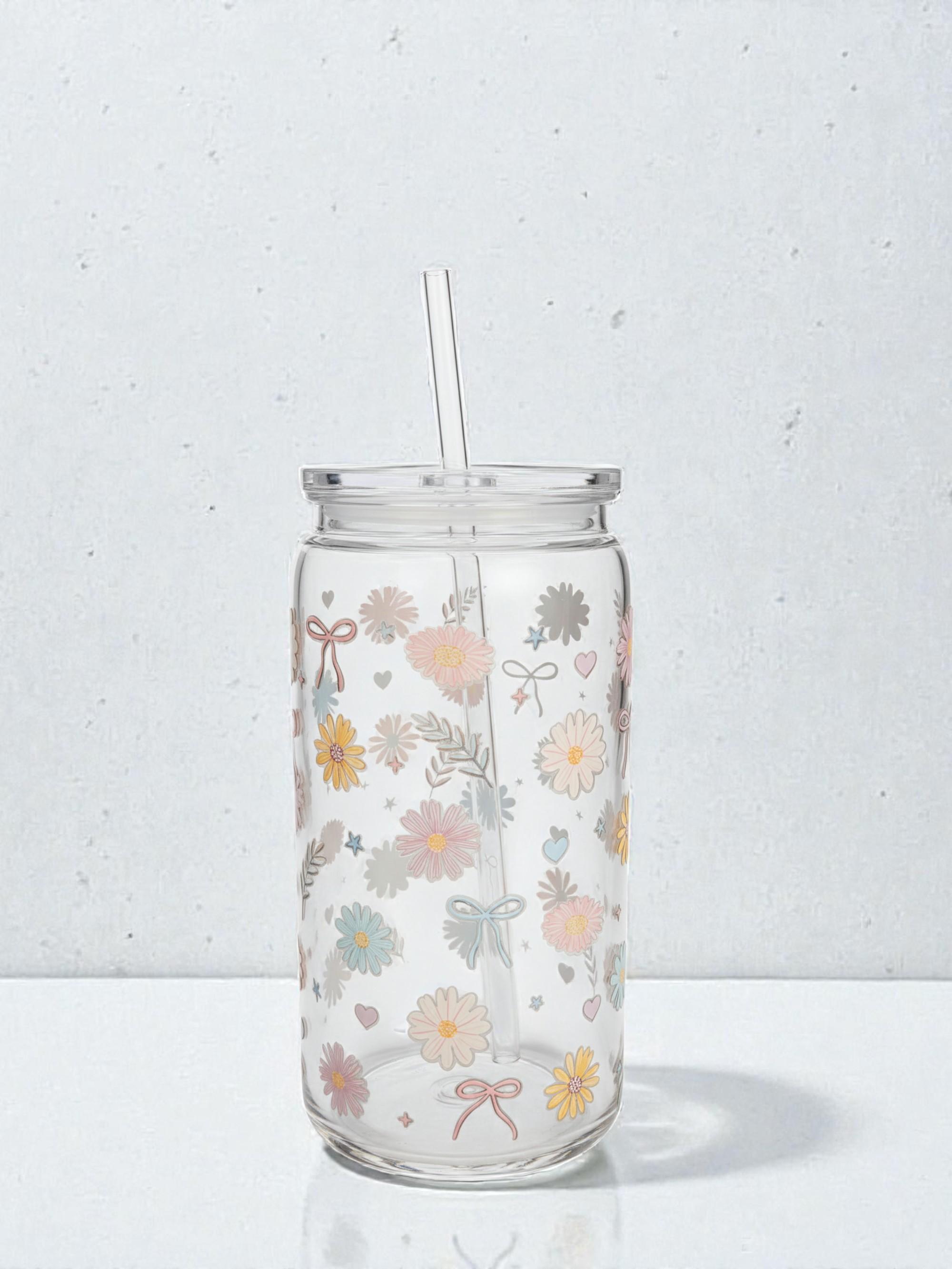 Hardplast glass blomster