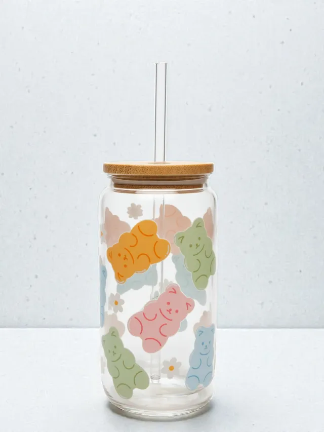 Hardplast glass gummibjørner