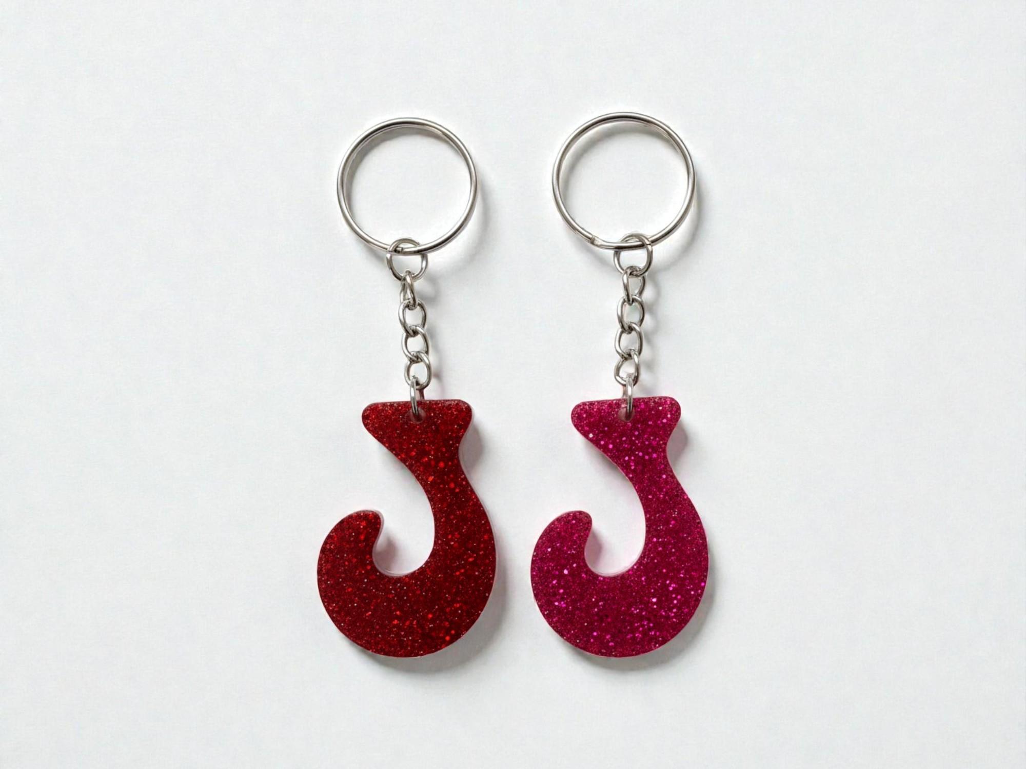 Bokstav nøkkelring J